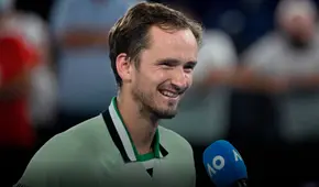 Daniil Medvedev menciona a Djokovic y es abucheado en Australian Open