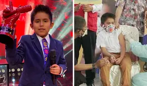 Gianfranco Bustíos, ganador de La voz kids, recibió la primera vacuna contra la COVID-19
