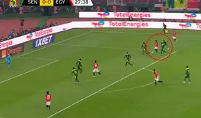 Mohamed Salah solo contra 5 jugadores de Senegal: se las ingenió para progresar en ataque