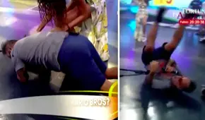 Roger del Aguila sufrió aparatosa caída tras participar en juego de Esto es Habacilar