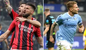 ¡Duelo de goleadores! Así saldrían AC Milan y Lazio por la Copa Italia con Giroud e Immobile 