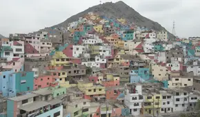 Nuevo rostro del cerro San Cristóbal: mural de chacanas multicolores busca revalorar el populoso espacio