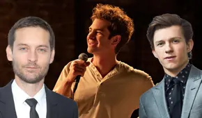 Oscar 2022: Andrew Garfield es felicitado por Tobey Maguire y Tom Holland