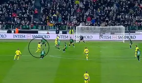 Paulo Dybala anota con un zurdazo el 1-0 ante Sassuolo en la Copa Italia