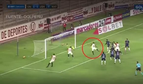 Se vistió de goleador: Nelinho Quina anotó el 1-0 de Universitario ante la San Martín