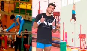 Patricio Parodi entrena gimnasia en la Videna y desea competir por el Perú