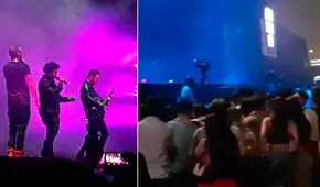 Grupo Camila cierra concierto por San Valentín con broche de oro