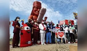 Huaco Moche se protege: le colocan condón como parte de campaña para promover uso de preservativos