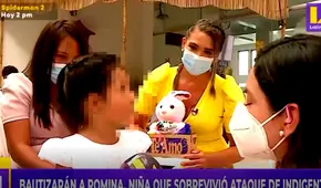 Thais Casalino se convirtió en madrina de niña que sobrevivió a un ataque con ladrillo