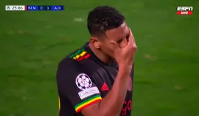 ¡Era para el otro lado! Haller quiso rechazar el balón, pero la metió en propia puerta