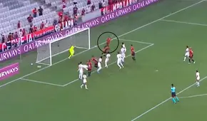 David Terans anota el 1-0 de Athletico PR sobre Palmeiras