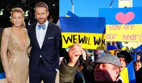 Ryan Reynolds y Blake Lively igualarán hasta US$ 1 000 000 en donaciones a refugiados ucranianos 