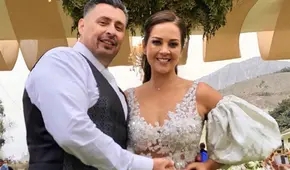 ¡Se casaron! Marina Mora y Alejandro Valenzuela se dieron el sí en una boda a ritmo de marinera y zapateo