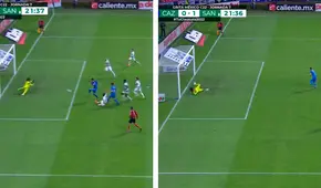 Una muralla: arquero de Santos atajó un penal y tres remates seguidos en segundos por Liga MX