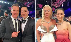 El juego del calamar: Benedict Cumberbatch y Lady Gaga posan junto al elenco en los SAG Awards
