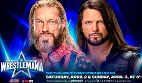 Confirmado: Edge se enfrentará a AJ Styles en WrestleMania 38