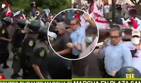 Manifestantes apristas generaron disturbios en marcha provacancia