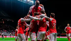 Golpeó en momentos clave: SC Braga venció 2-0 Mónaco por los octavos de la Europa League