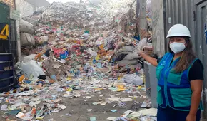 Municipalidad de Lima clausura almacén clandestino con más de 3.000 toneladas de chatarra