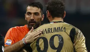 Gianluigi Buffon señaló que error de Donnarumma “es parte de su crecimiento”