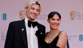 Millie Bobby Brown se luce junto a su pareja, el hijo de Jon Bon Jovi, en los Premios BAFTA