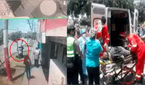 SMP: cámaras graban a sujeto apuñalar a transeúnte por la espalda