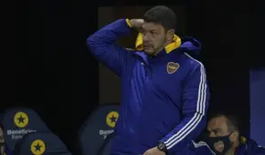 Por el primer triunfo: la mala racha que buscará acabar Battaglia como DT de Boca ante River