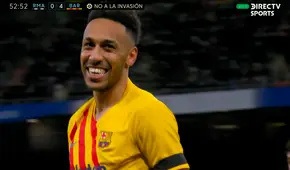Doblete en su primer clásico: Aubameyang marca el 4-0 con exquisita definición 