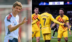 Mensaje de un viejo conocido: Müller felicitó al Barcelona tras la victoria en el Bernabéu