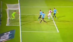El vídeo que demuestra que el balón no ingresó en su 100% y no fue gol peruano