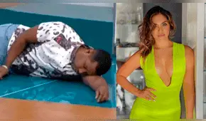 Edson Dávila se ‘desmaya’ en vivo al enterarse de que ‘Chabelita’ ya no lo considera su amigo