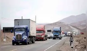 Camioneros de Arequipa en protesta 