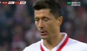 Ya acarician el Mundial: Lewandowski puso el 1-0 para Polonia frente a Suecia