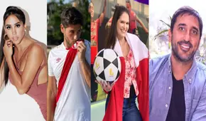 Famosos celebran el triunfo de Perú ante Paraguay en el Estadio Nacional 