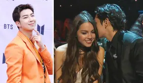 Taehyung y Olivia Rodrigo: V ‘trolea’ a Namjoon con meme de escena viral en los Grammy