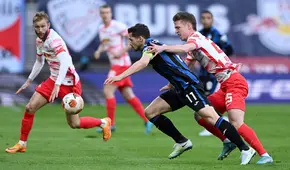 Con gol de Luis Muriel, Atalanta empató de visita ante RB Leipzig por la Europa League