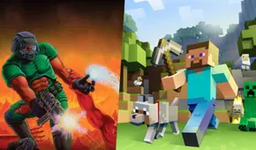 Minecraft invade Doom: popular videojuego clásico ahora tiene bloques y se puede construir