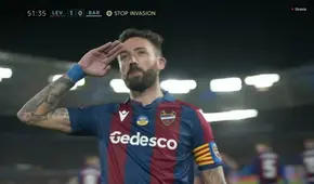 Engañó a Ter Stegen: José Luis Morales anotó el 1-0 del Levante ante el FC Barcelona 