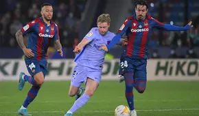 Levante cayó de local frente al Barcelona por LaLiga Santander 