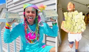 Tekashi 6IX9INE niega estar en bancarrota y aparece arrojando US$ 1,5 millones en efectivo