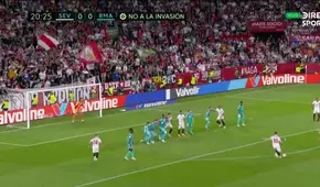 ¡Magistral! Ivan Rakitic anotó un golazo de tiro libre para el 1-0 de Sevilla ante el Madrid