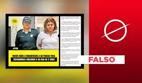 Es falsa la publicación que asegura que mujer asesinó a su pareja en Arequipa Es falsa la publicación que asegura que mujer asesinó a su pareja en Arequipa