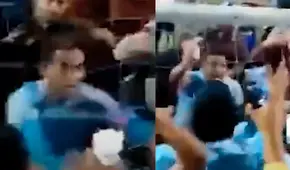 Lobatón y Prado celebraron con hinchas de Sporting Cristal pese a caer eliminados del Fútbol 7