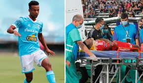 Sporting Cristal reveló estado de Loyola tras dejar partido de Copa Libertadores en ambulancia