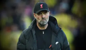 Klopp volvió a perder con el Liverpool y tuvo un tenso cruce con un periodista