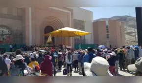 Arequipa: fieles llegaron a Chapi para pedir por su salud y que finalice la pandemia 