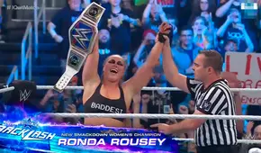 Ronda Rousey derrota a Charlotte y gana el Campeonato Femenino de SmackDown por primera vez