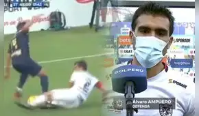 Ampuero duro con el árbitro tras la derrota ante Alianza: “Estaba con ganas de cobrar un penal”