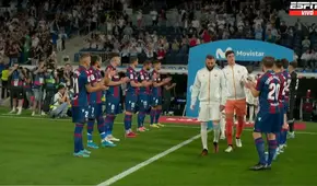 Ante el aplauso del Bernabéu: Levante le hizo el pasillo de campeón al Real Madrid