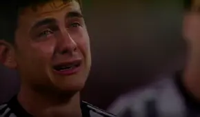Paulo Dybala no aguantó y rompió en llanto al despedirse de la Juventus